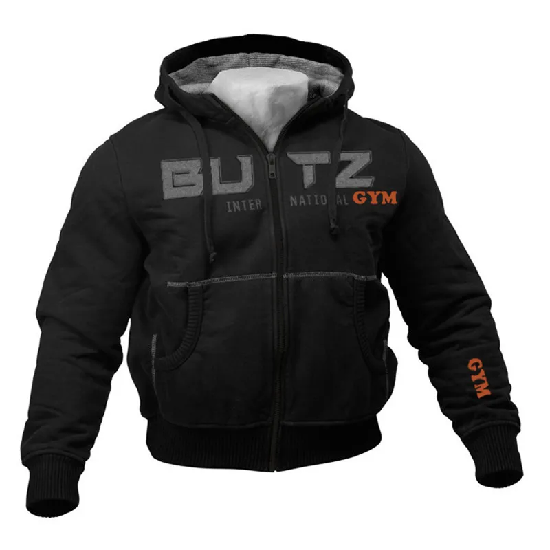 

2018 Brand New Fashion Winter Men Warm Casual Gyms Hooded Collar Outdoors Breathable Coat Parka Jacket Hoodies Dropshipping