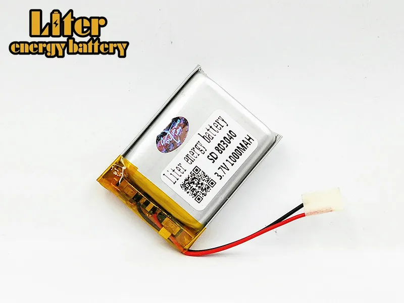 3,7 V 1000mAh 803040 литий-полимерный литий-ионный аккумулятор для MP4 MP5 gps мобильных карманных ПК электронных книг bluetooth