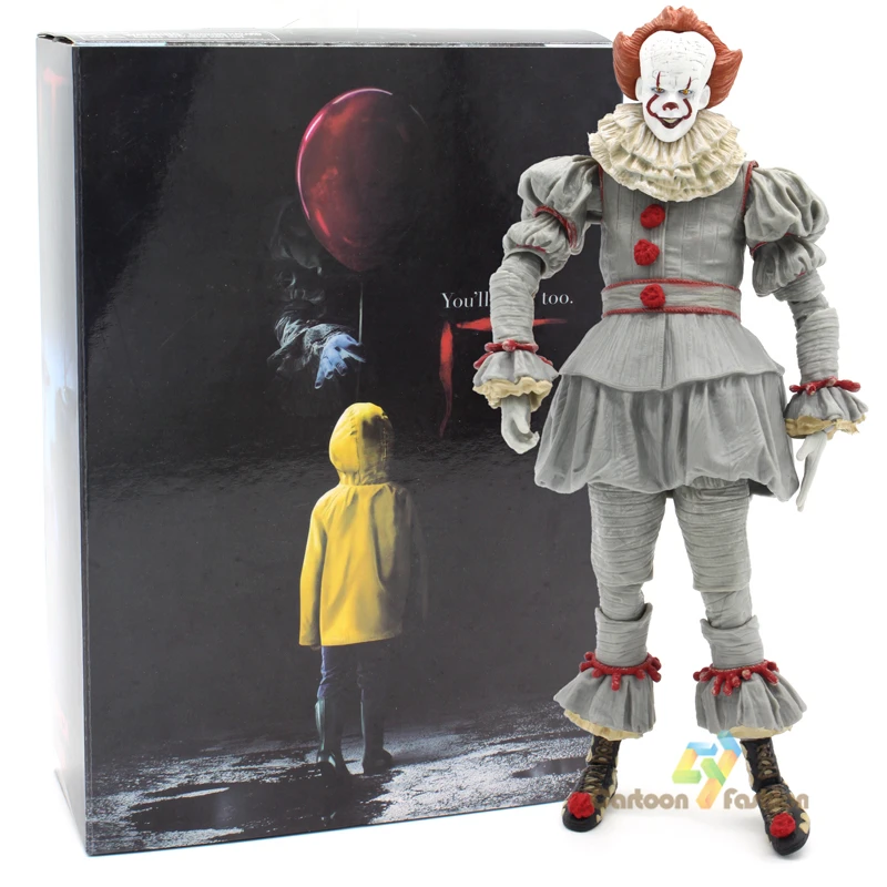 

20cm Horror Movie Stephen King IT You'll Float Too Action Figure Halloween Collectible Model Toy Clown Balloon Figures