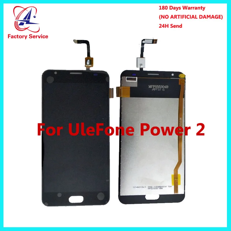 Beste Voor 100% Originele Ulefone Power 2 Lcd scherm + Touch Screen Panel Digitale Onderdelen Montage 5.5 inch in voorraad