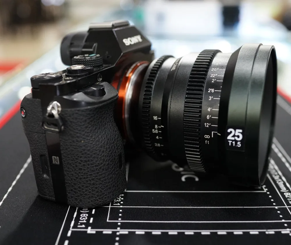 SLR Magic MicroPrime Cine 25 мм T1.5 Полнокадровый объектив для sony E-Mount камеры