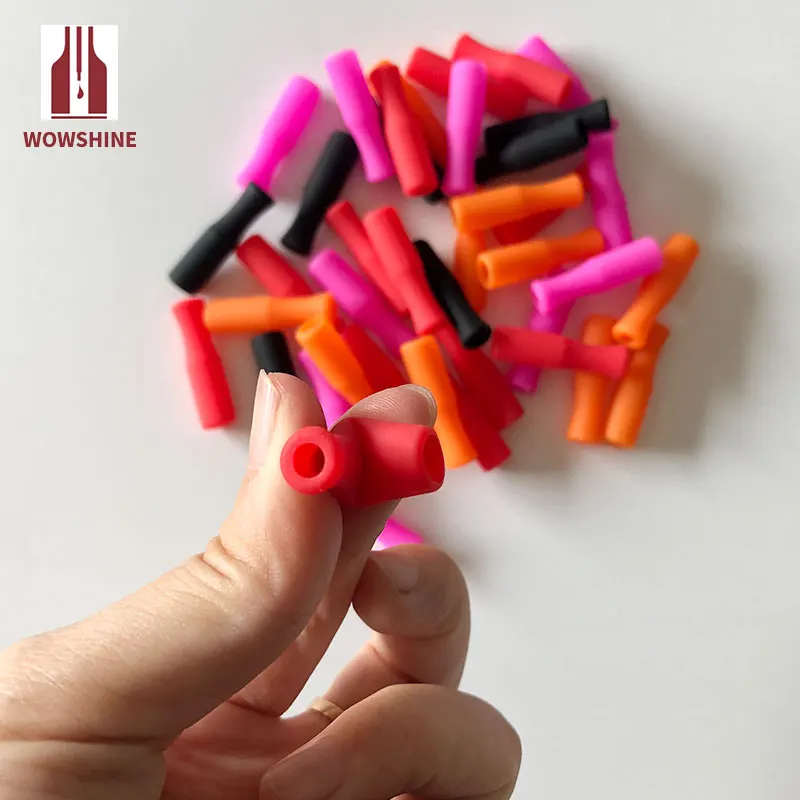 Wowshine Новая 1000 шт силиконовый рукав соломка из нержавеющей стали защита для полости рта для 6 мм Диаметр соломинки