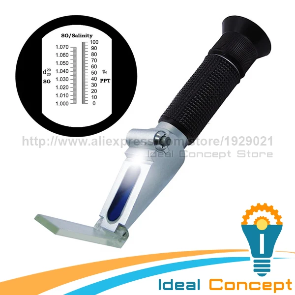 

Built-in LED Light ATC Handheld Refractometer Portable Unique and Cool Design