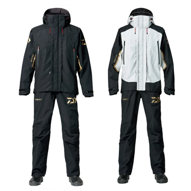 Зимние водонепроницаемые комплекты одежды для рыбалки Daiwa, Мужская одежда для рыбалки, уличная спортивная одежда, теплый костюм для рыбалки, куртка, рубашка, брюки