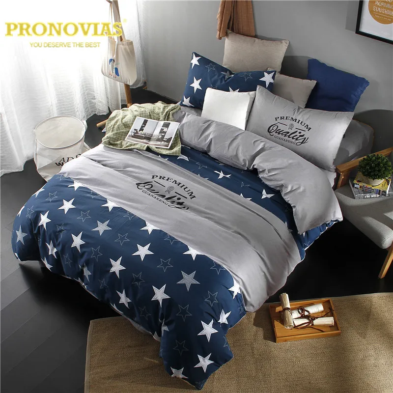 

Night Tender fine cotton stars bedding duvet cover bed sheet pillow cases 4pcs bed linen set,king,queen size,brushed soft