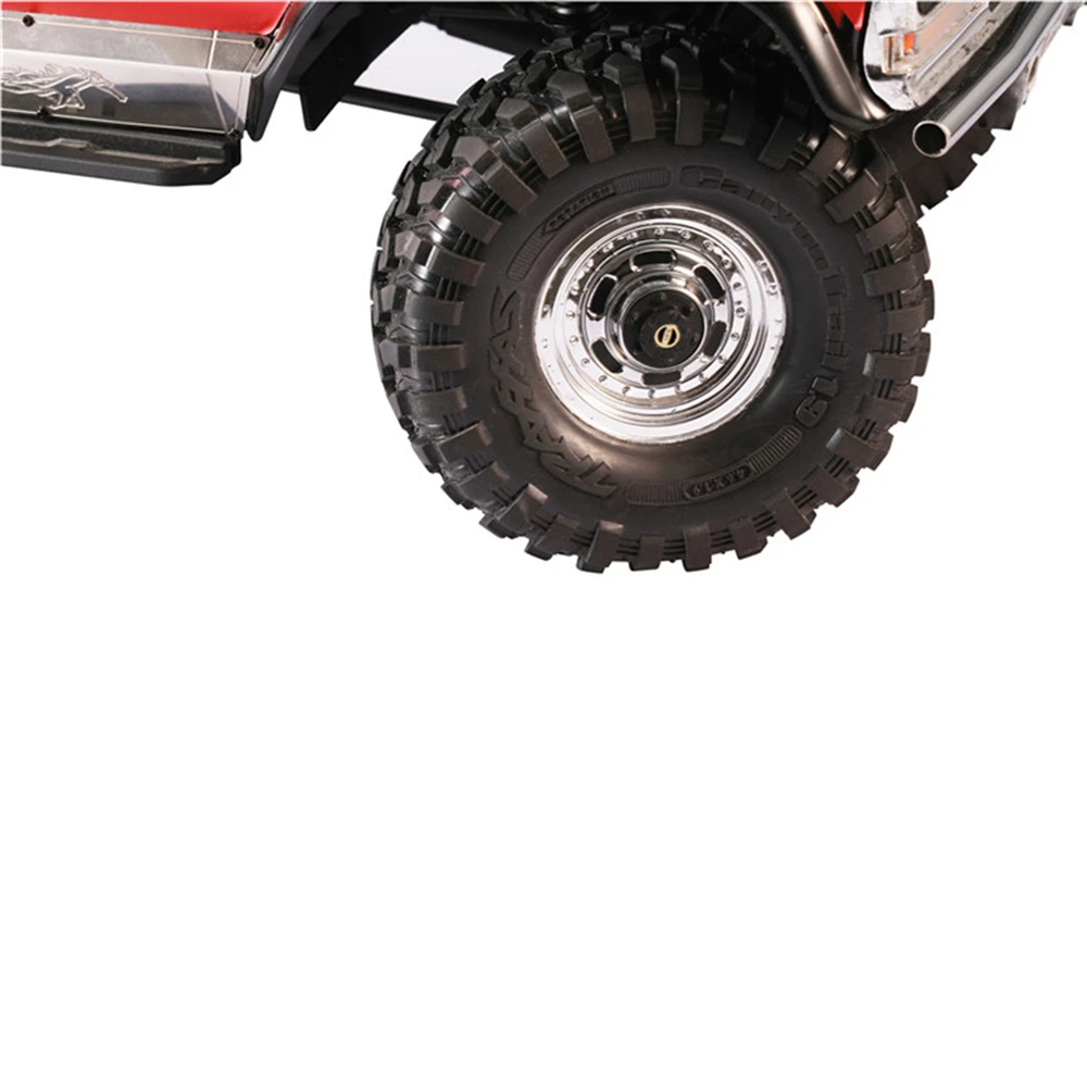 Ретро Металл заглушка автомобильного колпака для TraxxasTRX4 BRONCO RANGER RC автомобиль запчасти металл боковой щиток пластина хвост устойчивый к царапинам пластина колеса гайка