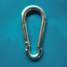 Тренажерное силовое дорожное оборудование для фитнеса аксессуар крюк пружинная Пряжка Карабин диаметр 8 мм