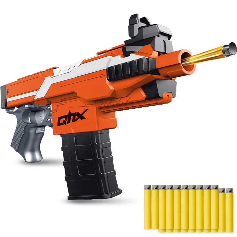 Новый MP7 Электрический взрыв мягкой пулей пистолет костюм для Nerf пули игрушечный