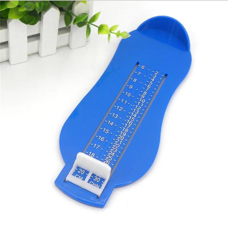 0-30cm Baby Foot Measurer Ruler Tools Shoe Size Helper 18-50 Euro Size Foot Measuring Gauge Baby Kids Measure Random Color