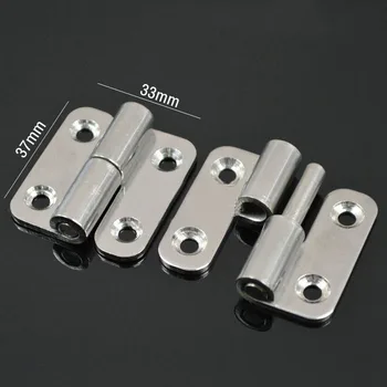 

1PCS Left and 1PCS Right 304 stainless steel thick, detachable, equipment hinged, removable, marine, industrial hinge CP399