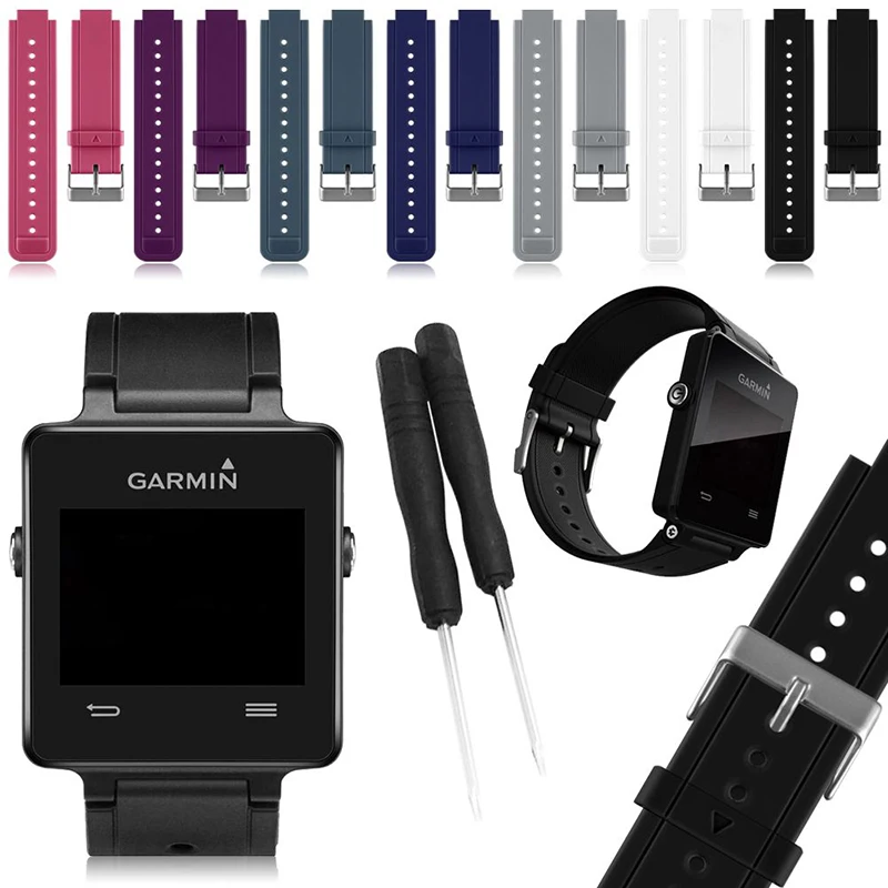 1Pcs Outdoor Sports Wrist Support Replacement Silicone Wrist Band For Garmin Vivoactive Bracelet Smart Wristband New
