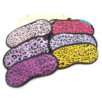 

Leopard Print Travel Sleeping Eye Mask Cover Shade Blindfold Funny Eyemask Gifts For Women Men Random Color 19x 9.6cm New