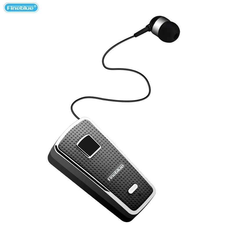 Retractable Clip-on Stereo Headset Bluetooth Headset Earphone Headphone Hot Sale