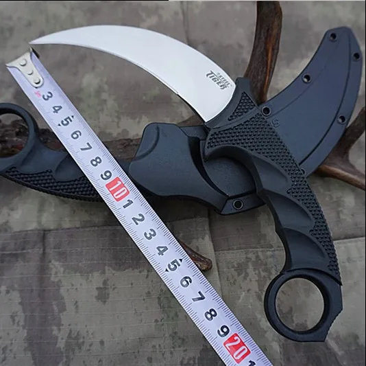 

Karambit Knife Clod Steel Fixed VG-1 Blade Knife Kraton & Grivory Handle Tactical Hunting Survival Camping Knives Outdoor Tools
