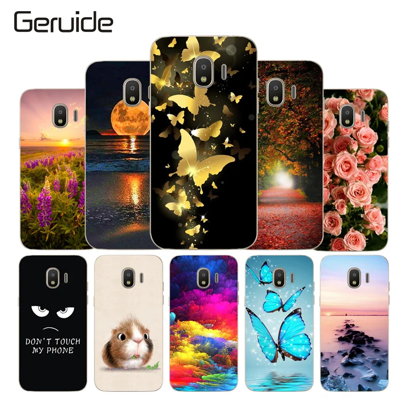 

Geruide for Galaxy J2 Pro 2018 TPU Phone Cases Soft Slicon Fashion Printed for j2 pro 2018 Fundas Samsung Galaxy SM-J250F Covers