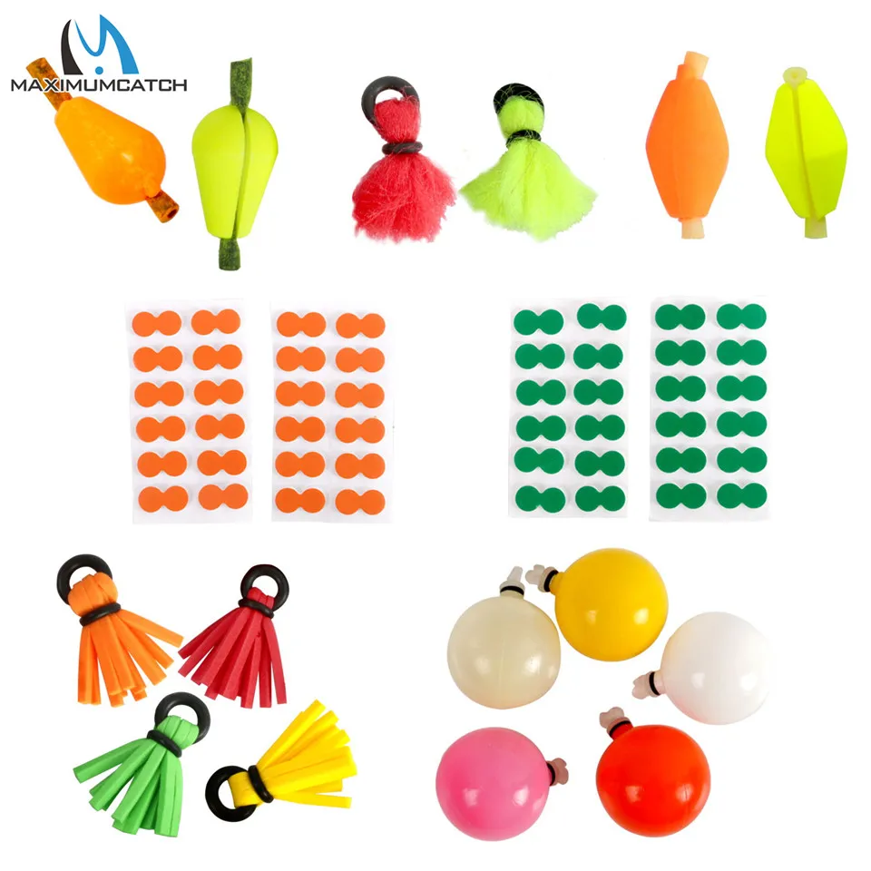 

Maximumcatch Self-Adhesive Fishing Float Foam/Plastic Stick On/Tear Drop/Bobber/Tube Strike Indicator Fly Fishing Accessory