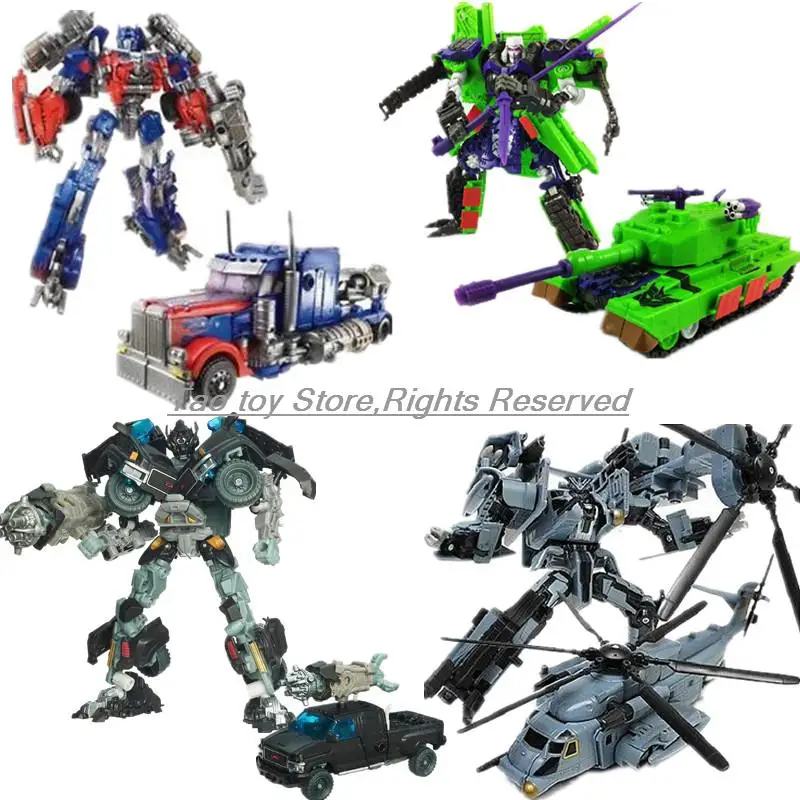 

Transformation movie ROTF DOTM Blackout ironhide Megatron Optimus Prime Devastator shockwave Voyager class Action Figures Robot