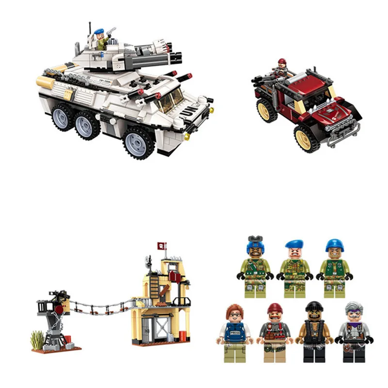 Новая военная серия, Сборная модель, сборные блоки, Набор для творчества, игрушки, детские подарки