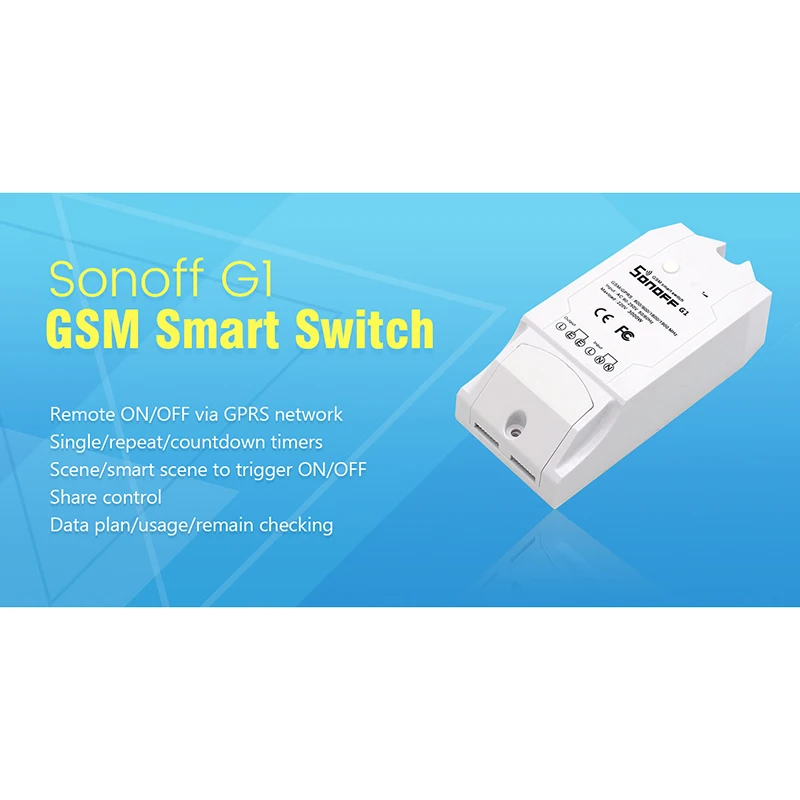

ITEAD Sonoff G1 Sonoff Pow Smart Wireless WiFi Switch Remote Control Power Smart Home by Andriod IOS