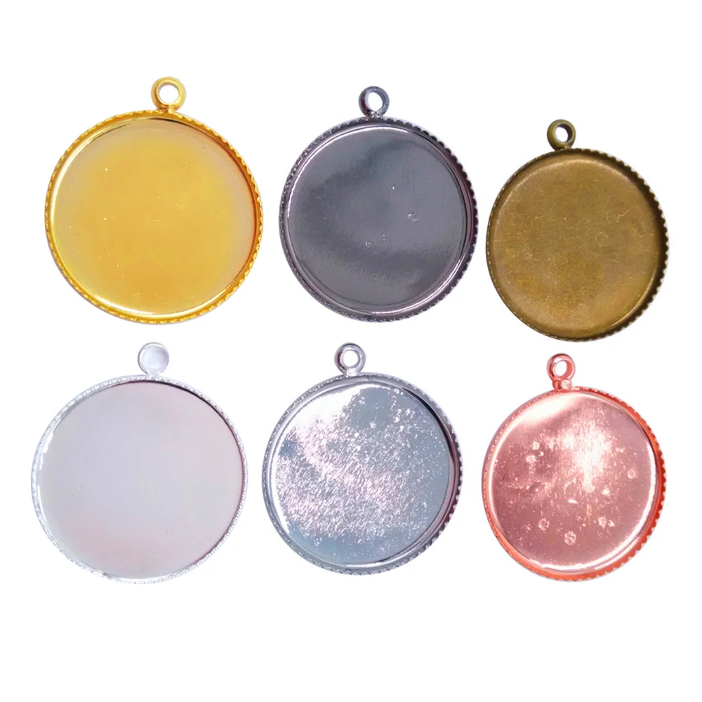Wholesale Lot 1000piece Round Pendant Trays Pendant Blanks 12mm 14mm