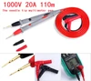 1 paire aiguille pointe sonde Test fils broche chaude universelle numérique multimètre Multi mètre testeur plomb sonde fil stylo câble 1000V 20A ► Photo 2/6