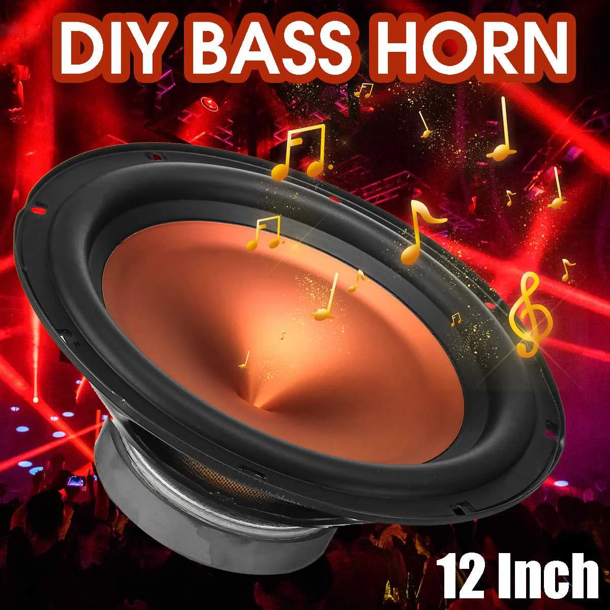 

1800W Car Audio Speakers 12 Inch High Power Subwoofer DIY Bass Horn Auto Hifi Loudspeaker Vehicle Coaxial Speakers Subwoofer