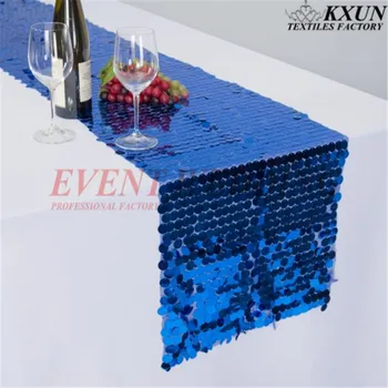 

9mm Thick Sequin Table Runner Wedding Table Cloth Runners For Event Party Decoration