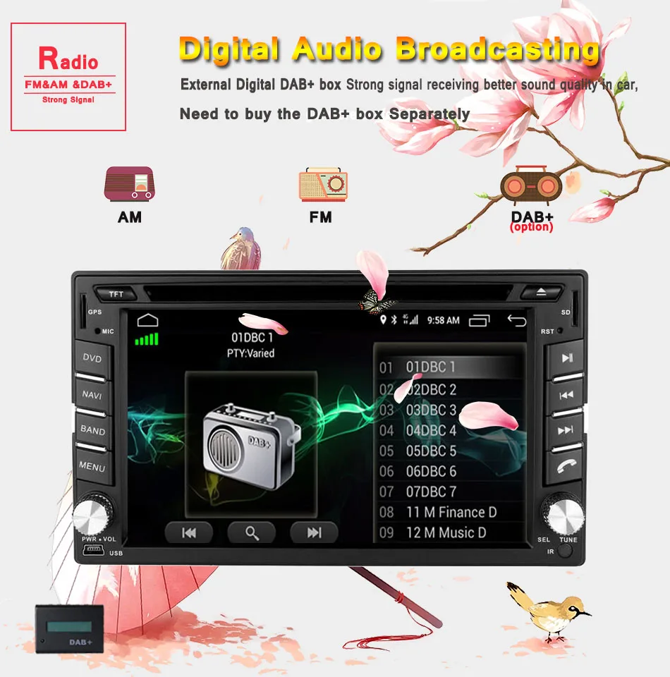 Perfect 2 din Octa Core android 8.0 Car DVD Radio Player WiFi 32g For HYUNDAI Elantra Ava XD 2000-2006 GPS Navigation Maps 1024X600 10