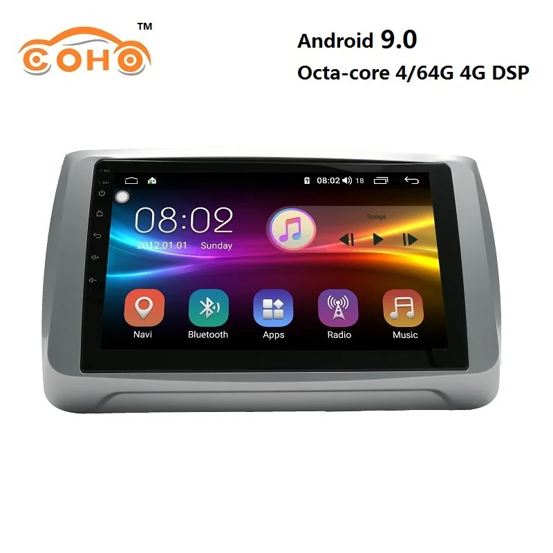 Car audio Android 9.0 8-core 4/64G for GreatWall Haval H6 Coupe with radio BT GPS navigation support WIFI DSP and Carplay