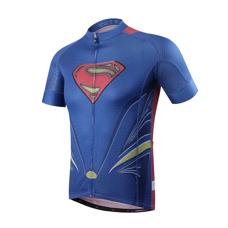 Горячая Распродажа, Майки для велоспорта с Суперменом, Pro Ropa Ciclismo/spiderman, одежда для велоспорта/быстросохнущие майки для велоспорта, Майо ciclismo - Цвет: superman
