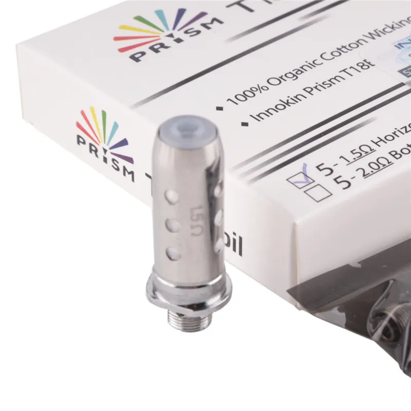 

20pc Original Innokin Prism T18E COIL Replacement Coil 1.5ohm Resistance Atomizer Head core for prism t18e Tank E-Cigarette kit