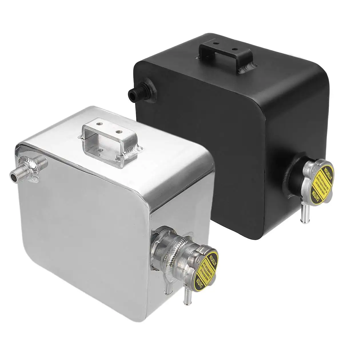 

2.5L Alloy Aluminum Water Tank Universal Coolant Overflow Tank Reservoir Kit Automobile Cooler Car Watering can Expansion Tank