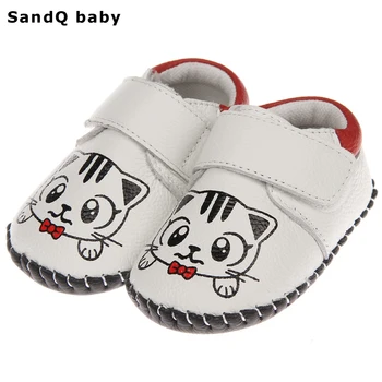 

Fashion Infant Baby Girls Shoes Cartoon Newborn Baby Crib Shoes Girls Toddler Sneakers Soft Sole Genuine Leather Princess Shoes