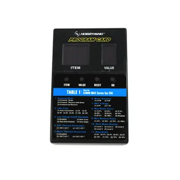 

HOBBYWING 3 in 1 LED ESC Program Card Box for XERUN EZRUN MAX Series Car / Platinum Series / SEAKING Series RC Boat ESC