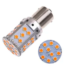 

2x P21W PY21W LED Canbus BA15S BAU15S 19W 1156 Car led Light 3030 SMD Amber For Front Rear Turn Signal Lights (No Hyper Flash)