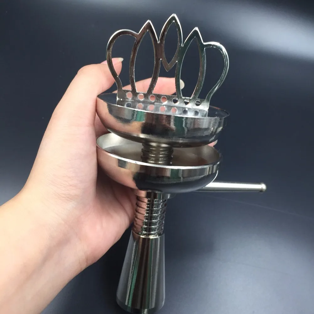 

Crown Head Bowl Charcoal Holder Charcoal Burner Narguile Water Pipe for Hookah shisha chicha Tobacco Cigarettes Smoke