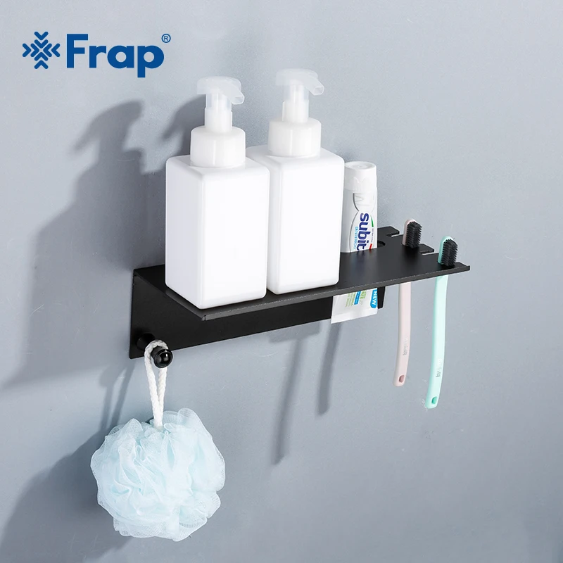 

Frap Wall-mounted Bathroom Shelf Toilet Bathroom Vanity Bathroom Storage Rack Basket Cosmetics Organizer Rack