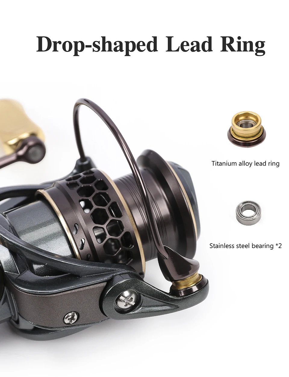 Carretel de Pesca Lula de Água 9 + 1bb Lidar com 2 Tsurinoya Jaguar Fiação Carpa Salgada Metal Carretel Bobina Molinete 1000 2000 17 água salgada metal lidar com 2 carretel bobina molinete molinete