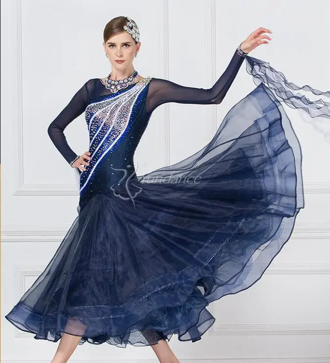 

custom ballroom dress lycra girls ballroom waltz dresses viennese waltz dress competition American smooth dress