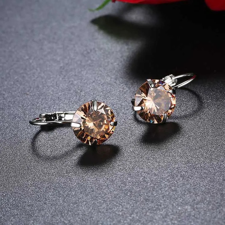 luxury earrings zirconia