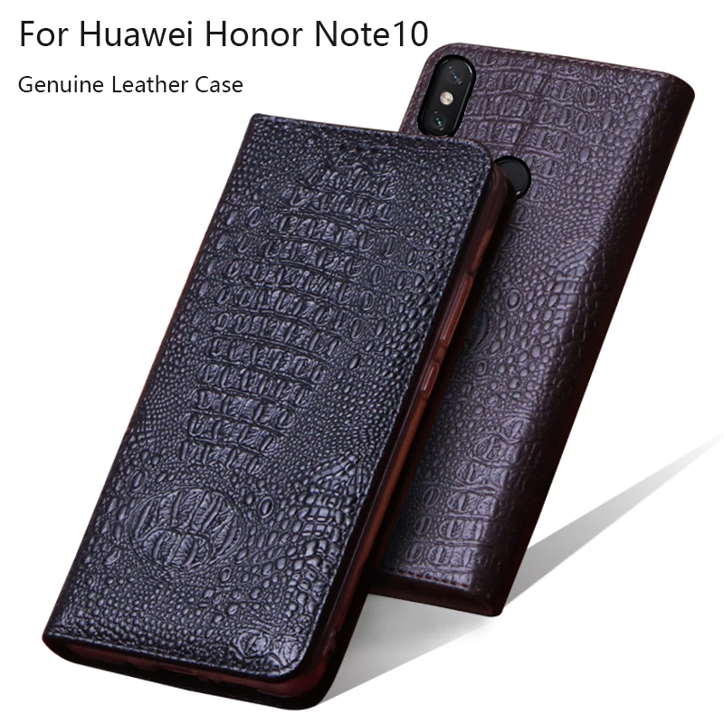 Подлинная Кожаный чехол для huawei Honor Примечание 10 Huaiyi натуральная кожа + TPU полный
