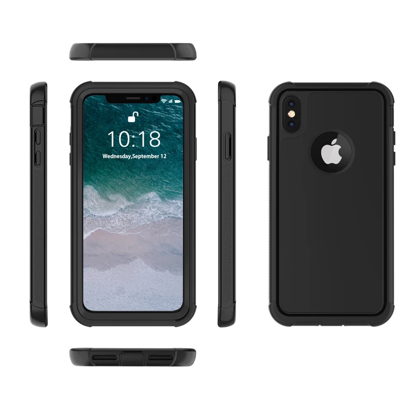 Чехол для iPhone Xs Max защита от воды ударов грязи снега 6 5 дюйма с сенсорным ID|Бамперы|
