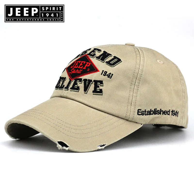 

Brand JEEP SPIRIT Baseball Cap Casual Cotton Unisex Caps Embroidery Letter Summer Hat Men Fashion Hole Women Cap gorra hombre