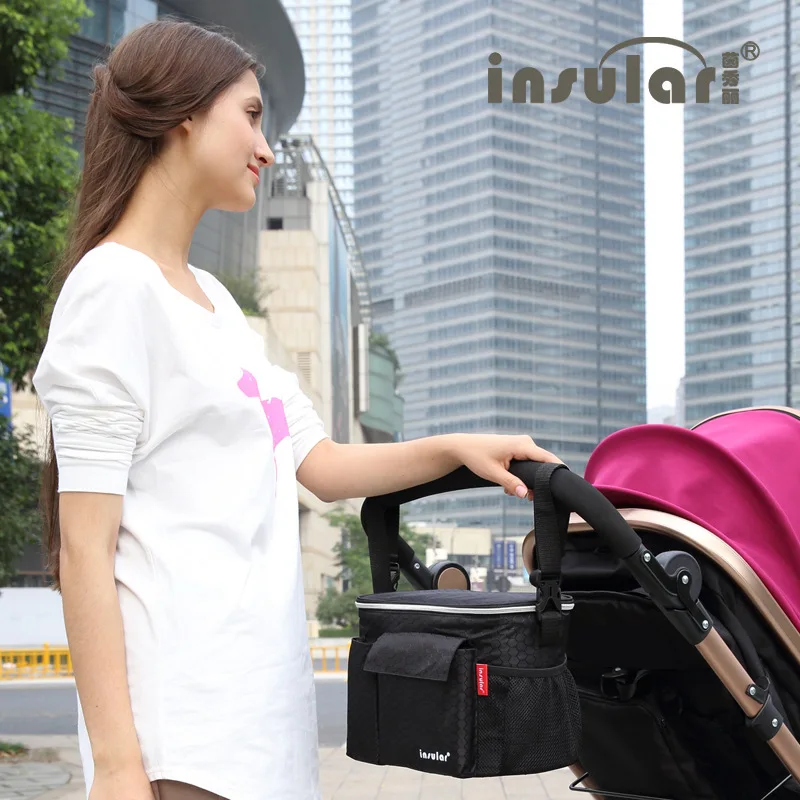 

Fashion upgraded version of the internal bag heat resertvation cart Waterproof hanging bag 6 Colors Travel Baby Nursing Bags