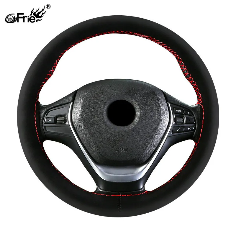 Car Accessories Steering Wheel Cover 38cm Universal Ultrafine Fiber Leather for Toyota 4Runner CHR 2018 Camry Crown RAV4 | Автомобили и