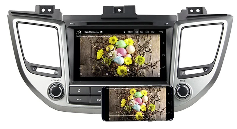 Perfect Belsee for Hyundai IX35 Tucson 2015-2017 8" IPS Screen Android 8.0 2 Din Car Radio Stereo GPS Navigation Headunit WiFi Bluetooth 4