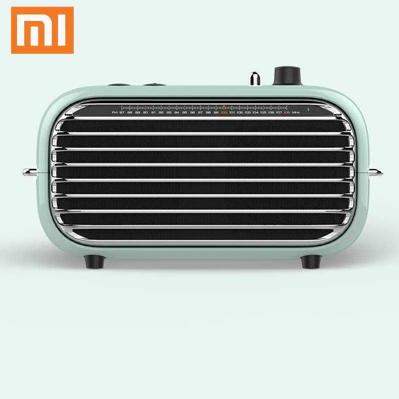 xiaomi mijia LOFREE Bluetooth динамик модный ретро легкий портативный fm-радио Bluetooth кабель двойной режим смарт