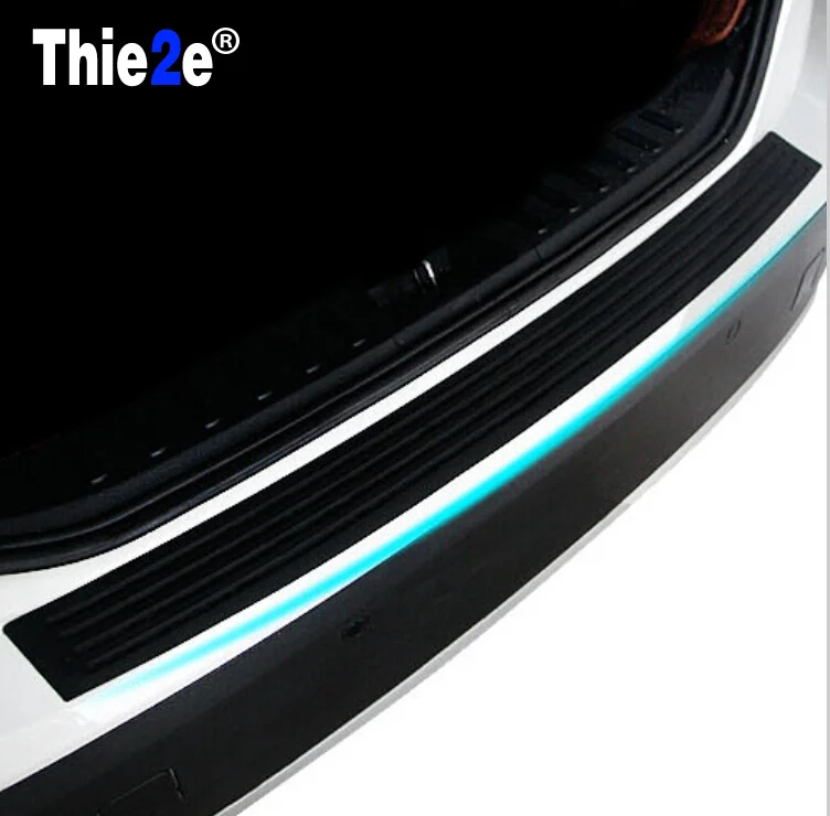 2017 Car Trunk guard plate sticker Rear bumper rubber protection FOR