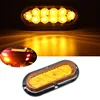 2pcs 12V Universal 10LED Amber Trailer Truck Caravan Taillight Tail Rear Light Turn Signal Brake Stop Lamp Car Pickup Warning ► Photo 2/5