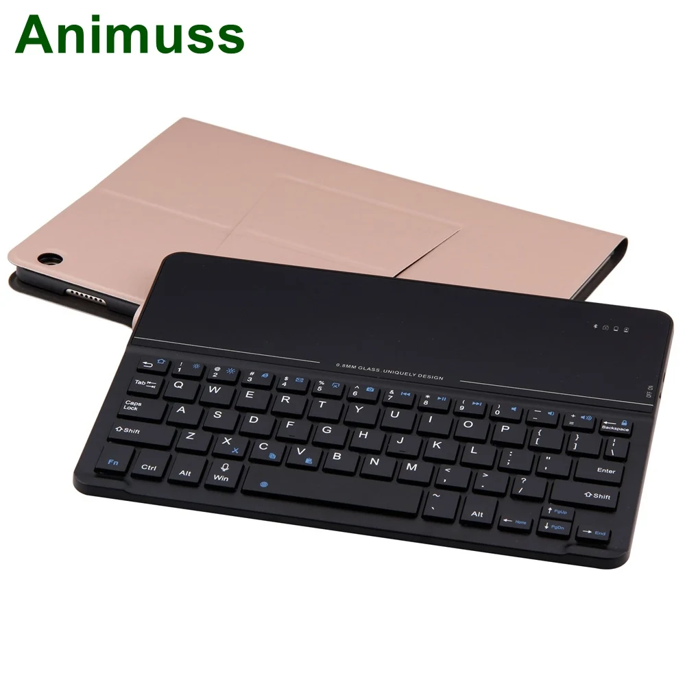 

Animuss Flip PU Leather Case Cover Wireless Bluetooth Keyboard For Huawei M3 10.1 Inch